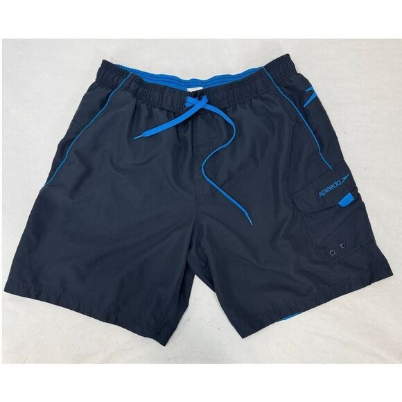 Speedo Other - Speedo Swim Trunk Board Shorts Men's Large Navy Lined Drawstring Waist